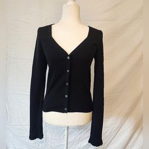 Ribbed Sweetheart Knit Top Size 6- Boden